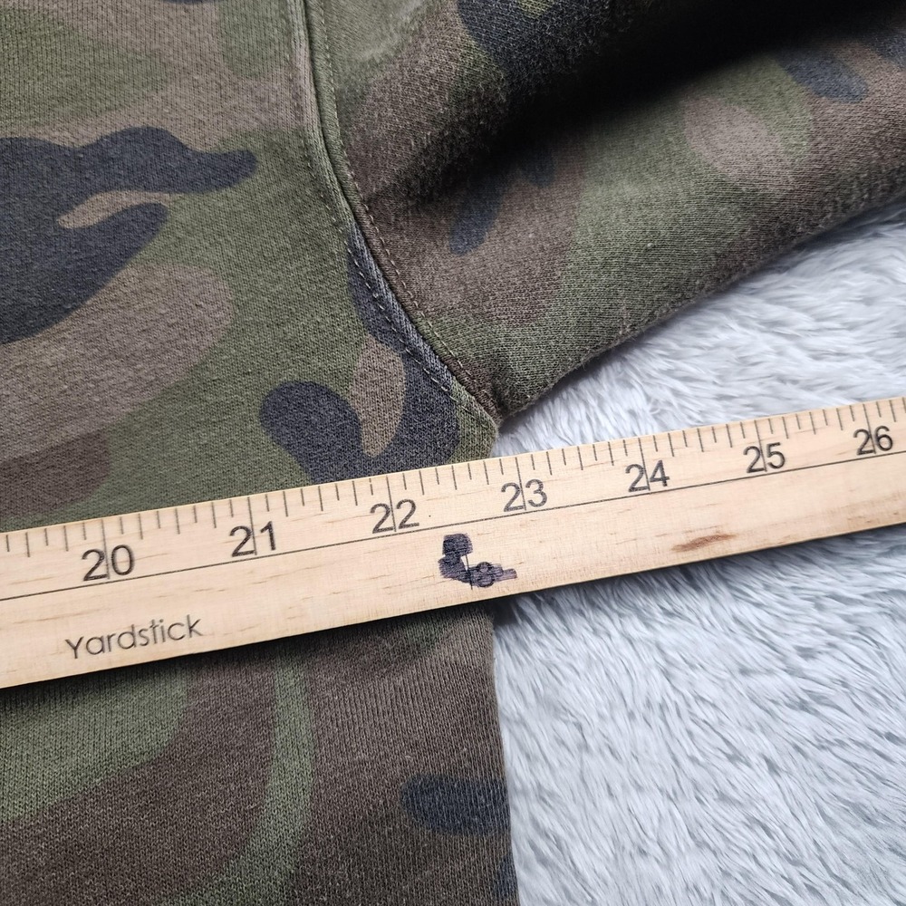VIXXON Hoodie‎ Womens XL Green Dixxon Camo Box Logo Fleece Pullover Streetwear - Picture 11 of 14